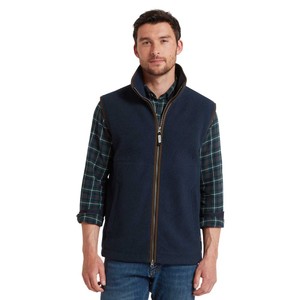 Schoffel Schoffel Oakham Retro Fleece Gilet in True Navy