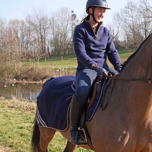 Shires Shires Tempest Tech Cooler Quarter Sheet in Navy