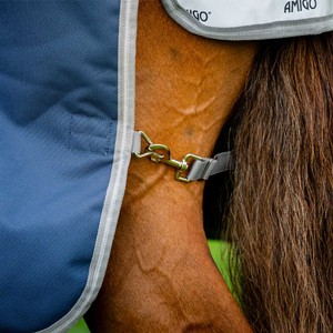 Horseware Horseware Amigo Bravo 1200D 400g Plus Turnout Rug in Navy/Titanium Grey