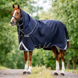 Horseware Horseware Rambo Supreme 1680D Plus 450g Vari Layer Turnout Rug in Navy/Thunderstorm Grey
