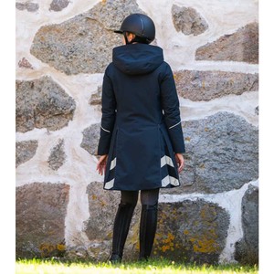 Stierna Stierna Stella Winter Short Coat in Midnight Navy