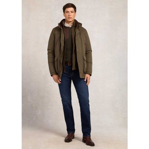 Holland Cooper Holland Cooper Mens Stamford Field Coat in Khaki