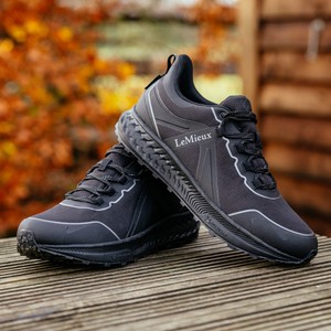 LeMieux LeMieux Mens Trax Viva Waterproof Trainers in Black