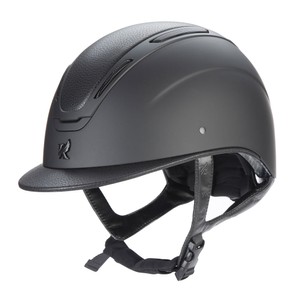 Shires Shires Karben Amity LTHR  Riding Hat in Black