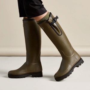 Le Chameau Le Chameau Vierzonord Boots Black Lining in Vert Chameau