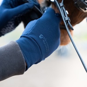 Houghton Country Houghton Country Classic Polartec Grip Glove in Navy