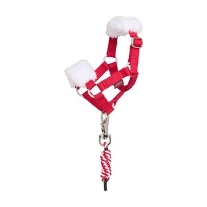 LeMieux LeMieux Toy Pony Christmas Headcollar & Leadrope in Red