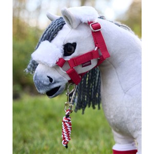 LeMieux LeMieux Toy Pony Christmas Headcollar & Leadrope in Red