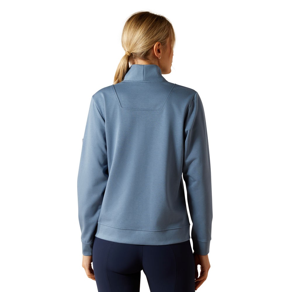 Ariat Montadale 1/2 Zip Pullover Sweater Blue