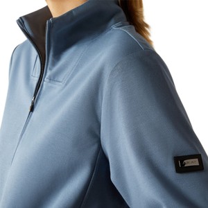 Ariat Ariat Montadale 1/2 Zip Pullover Sweater in China Blue