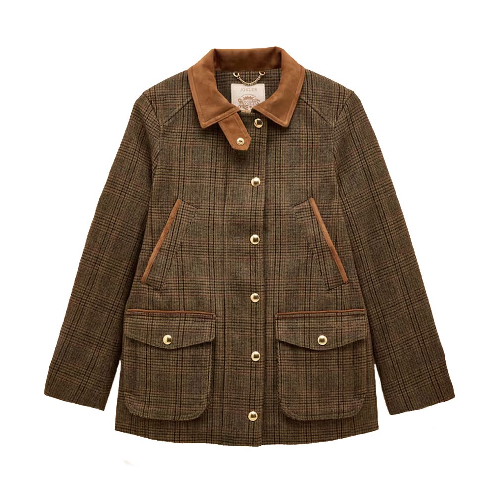 Joules Joules Contemporary Fieldcoat in Roston Tweed