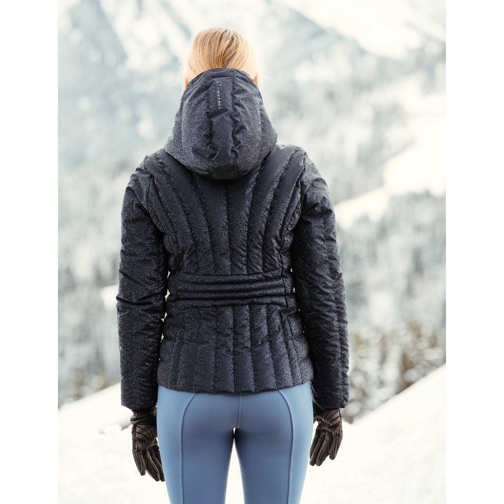 Veste Samshield Homme – Bleu, Taille L – Chaude, Capuche Amovible, Doudoune St Moritz