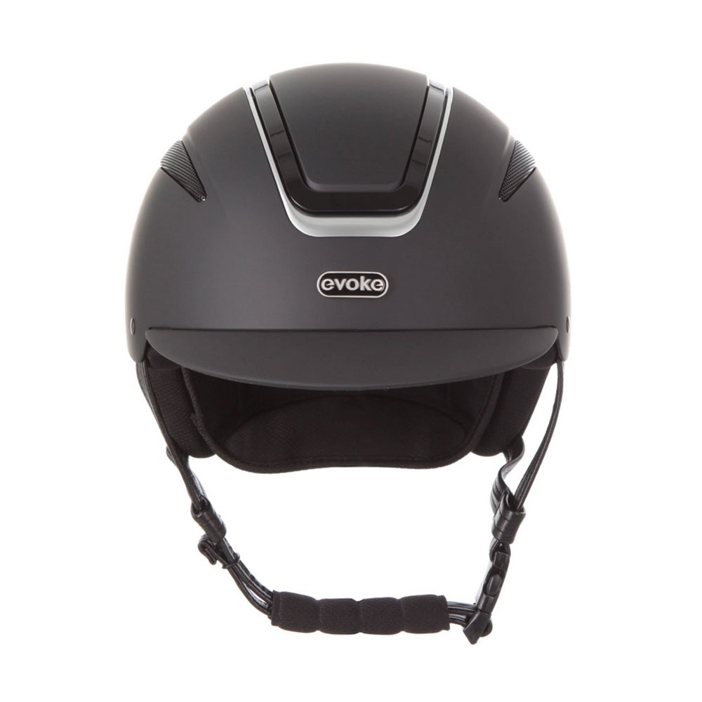 Evoke Callisto Classic Peak Riding Hat 56-58cm Black