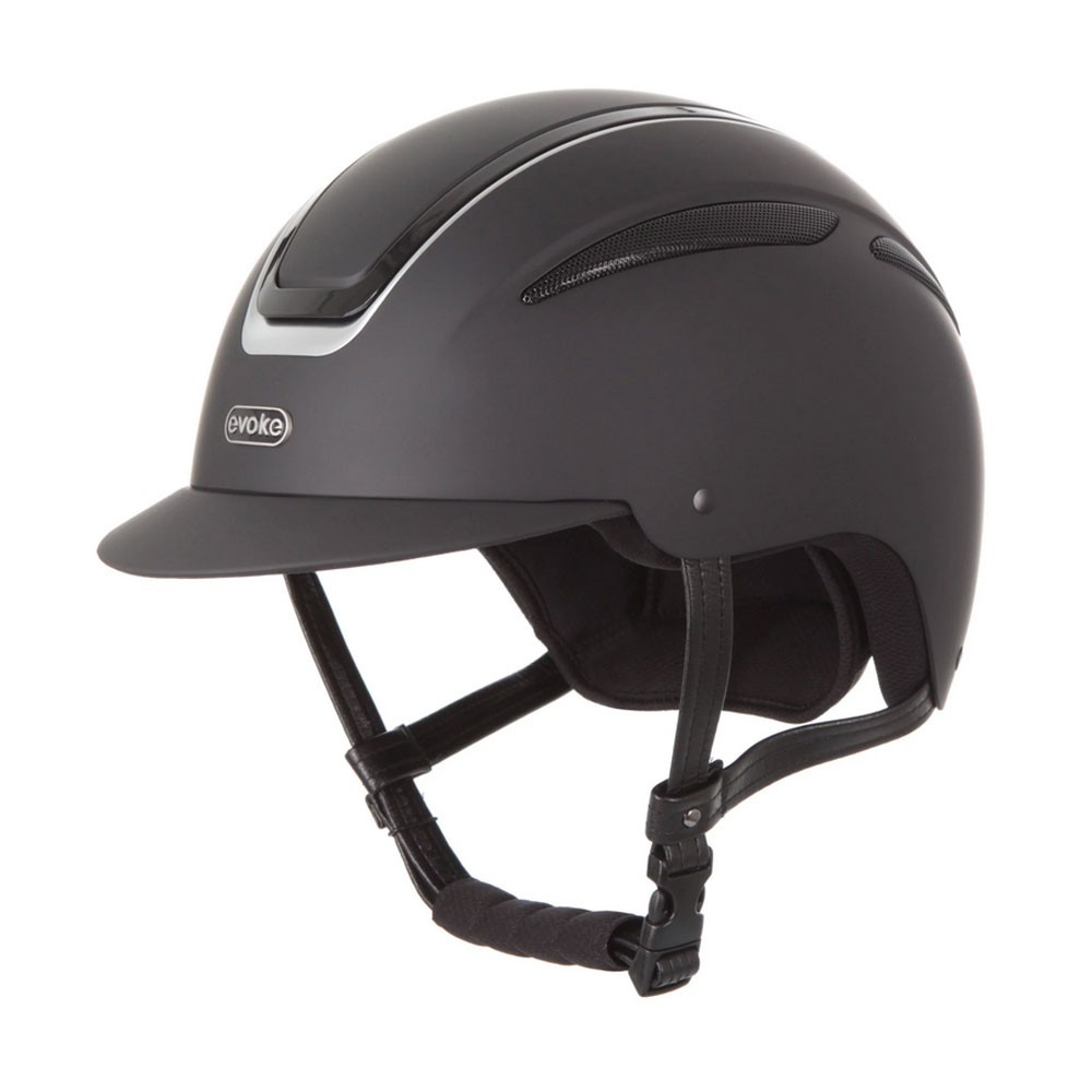 Evoke Callisto Classic Peak Riding Hat 59-61cm Black