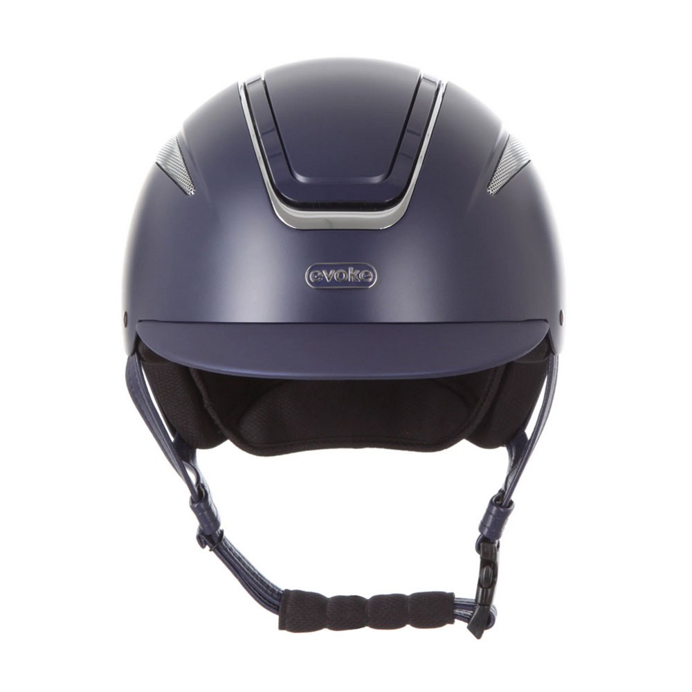 Evoke Callisto Classic Peak Riding Hat 56-58cm Navy
