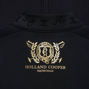 Holland Cooper Holland Cooper Crystal Zip Jacket in Black