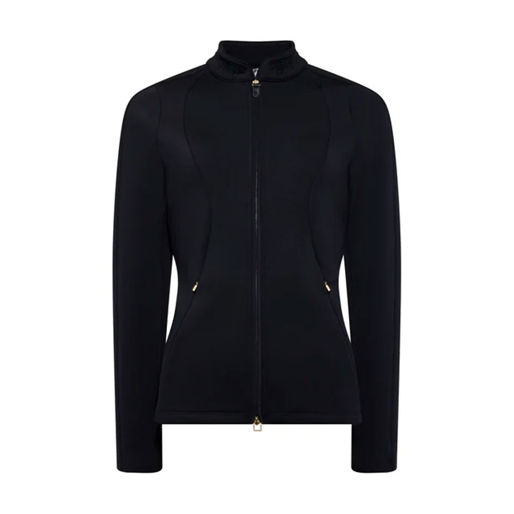 Holland Cooper Holland Cooper Crystal Zip Jacket in Black