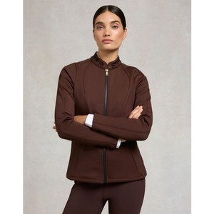 Holland Cooper Holland Cooper Crystal Zip Jacket in Walnut