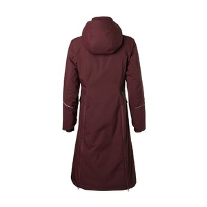 Stierna Stierna Stella Long Winter Coat in Merlot