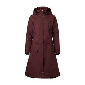 Stierna Stierna Stella Long Winter Coat in Merlot