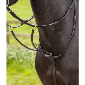 LeMieux LeMieux Arika Running Martigale in Black/Silver