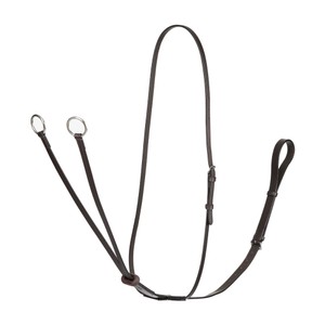 LeMieux LeMieux Arika Running Martigale in Brown/Silver