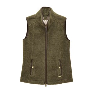 Joules Joules Heritage Borg Gilet in Green