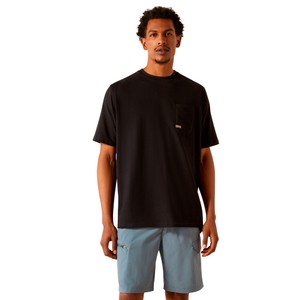Ariat Ariat Mens Rebar Cotton Strong Hardhead T-Shirt in Black