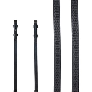Houghton Country Houghton Country Classic Soft Rubber Grip Reins in Black