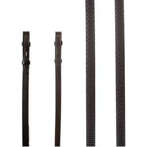 Houghton Country Houghton Country Classic Soft Rubber Grip Reins in Brown
