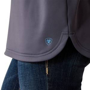 Ariat Ariat Breeze Logo 1/2 Zip Sweatshirt in Ombre Blue