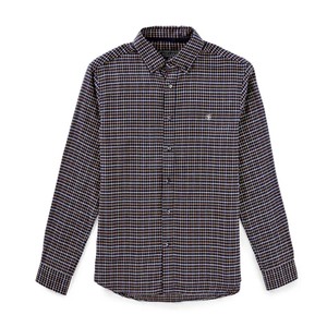Holland Cooper Holland Mens Classic Button Down Shirt in Cheltenham Navy Check