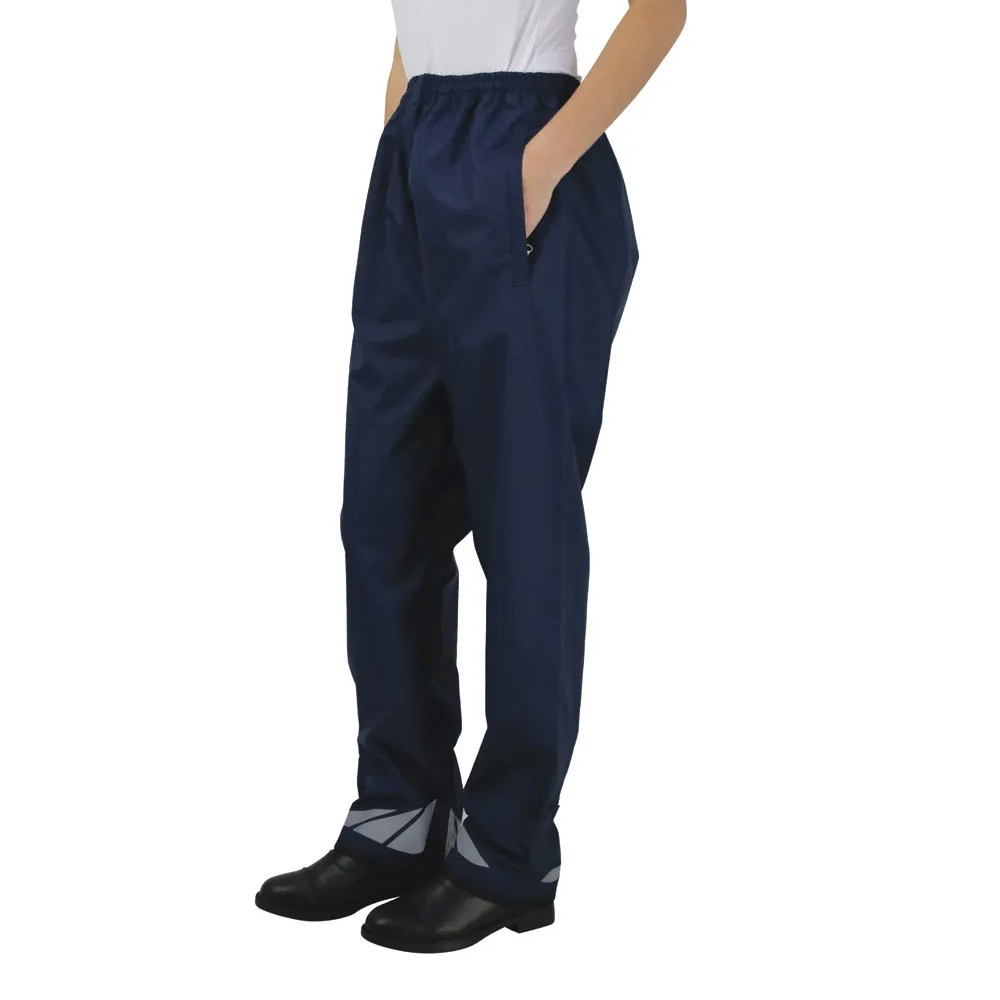 Hy Equestrian Hy Equestrian Waterproof Pull-On Over Trousers in Navy