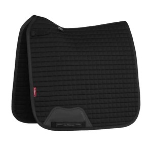 LeMieux LeMieux Cotton Dressage Square Saddle Pad in Black