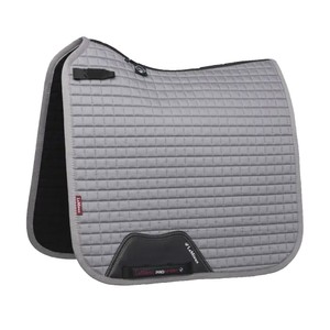 LeMieux LeMieux Cotton Dressage Square Saddle Pad in Grey