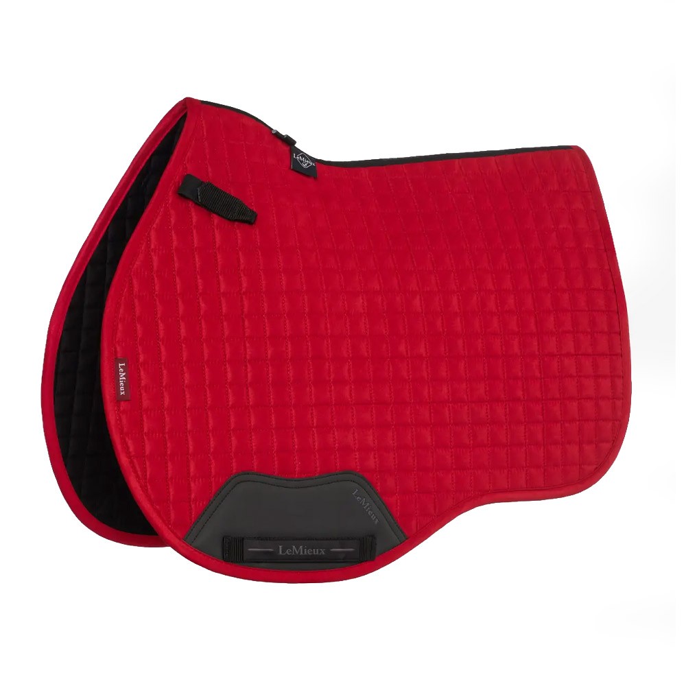 LeMieux LeMieux Suede GP Square Saddle Pad in Chilli Red