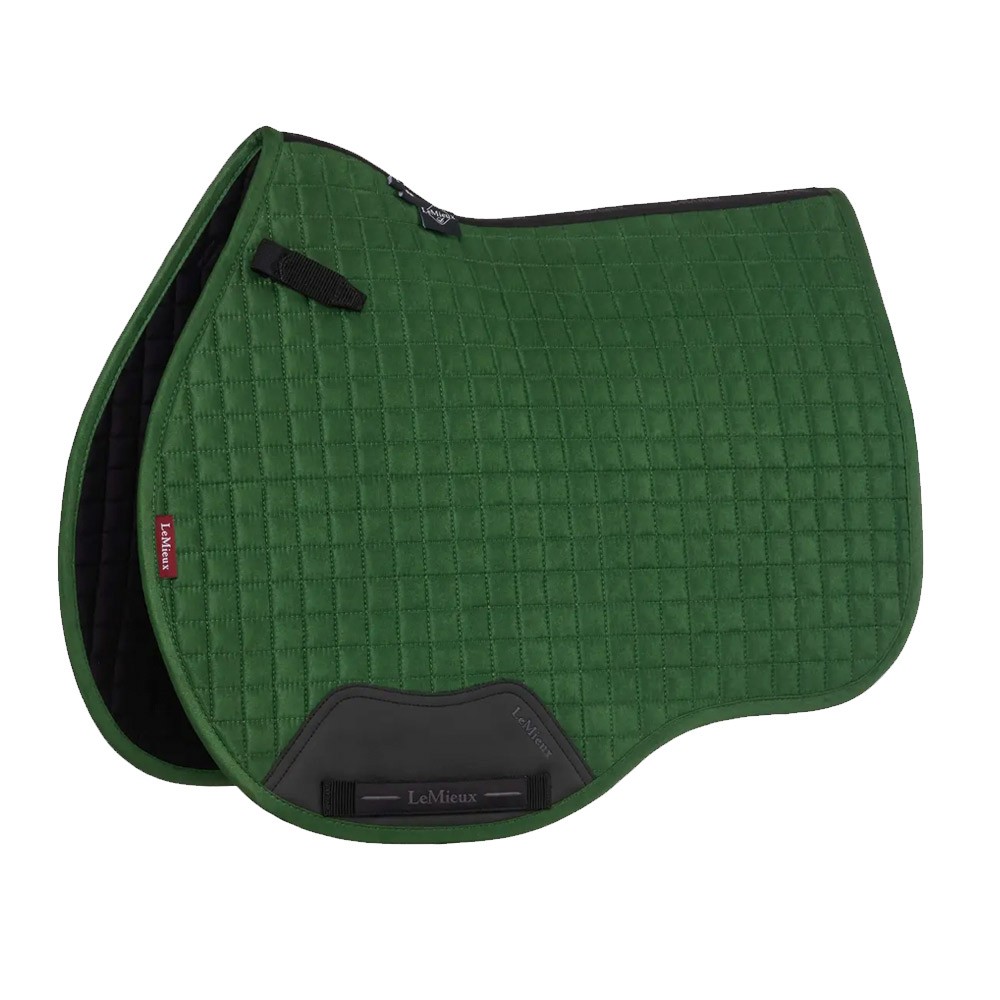 LeMieux LeMieux Suede GP Square Saddle Pad in Hunter Green