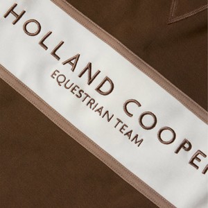 Holland Cooper Holland Cooper Equestrian Crew Neck Sweatshirt in Chestnut