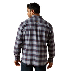 Ariat Ariat Mens Rebar Flannel DuraStretch Work Shirt in Monument