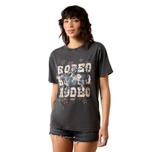 Ariat Ariat Star Spangled Rodeo T-Shirt in Charcoal Mineral Wash