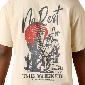 Ariat Ariat Mens The Wicked Boxy T-Shirt in Sandshell