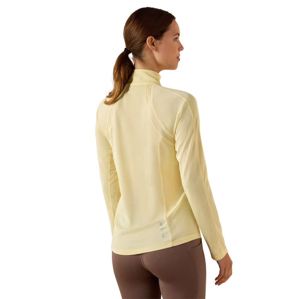Ariat Sunstopper 3.0 1/4 Zip Top Beige