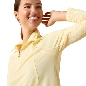 Ariat Ariat Sunstopper 3.0 1/4 Zip Top in Flan