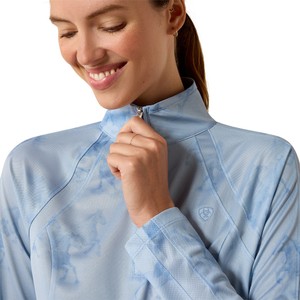 Ariat Ariat Sunstopper 3.0 1/4 Zip Top in St Tropez Mirage Print