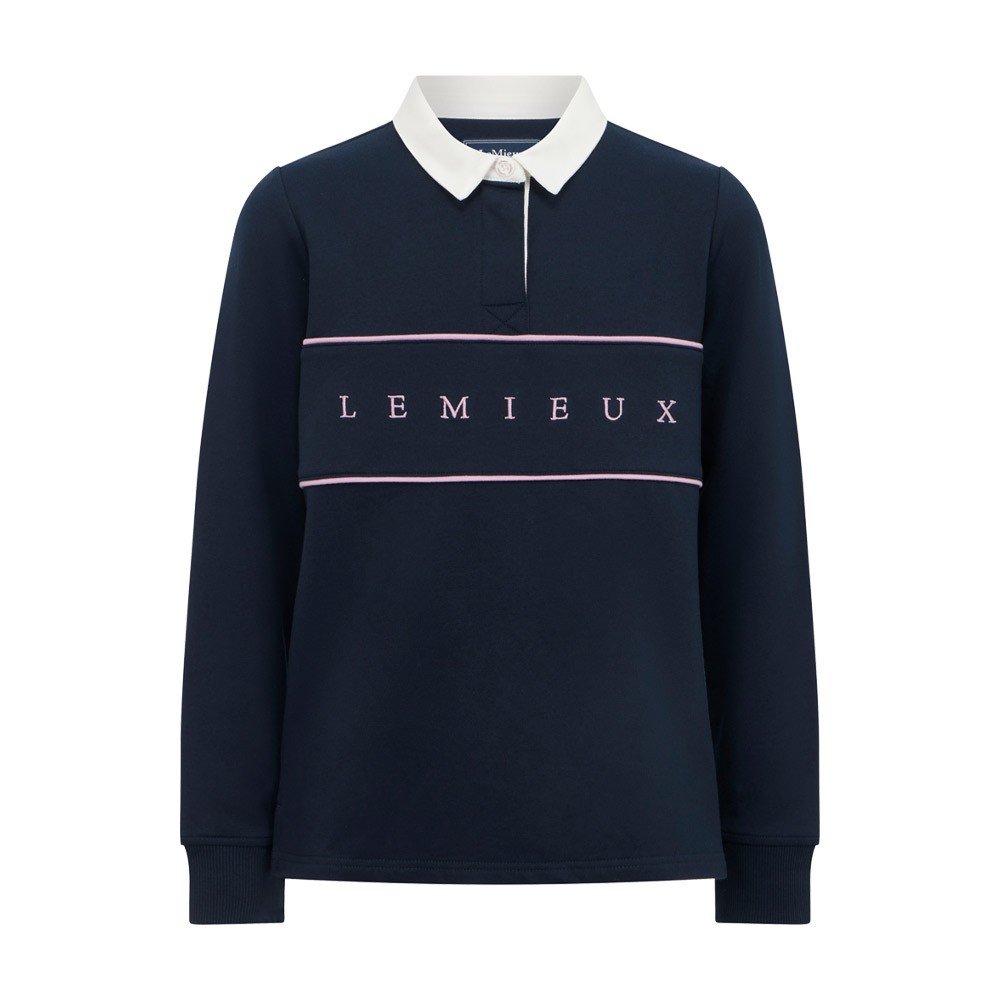 LeMieux Young Rider Riley Rugby Shirt Navy
