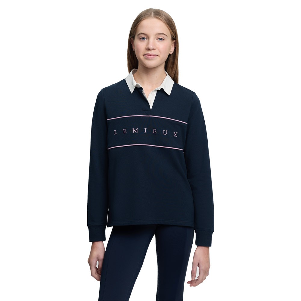LeMieux Young Rider Riley Rugby Shirt Navy