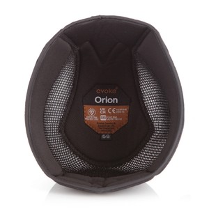 Evoke Evoke Orion Removeable Crown Padded Helmet Liner in Black