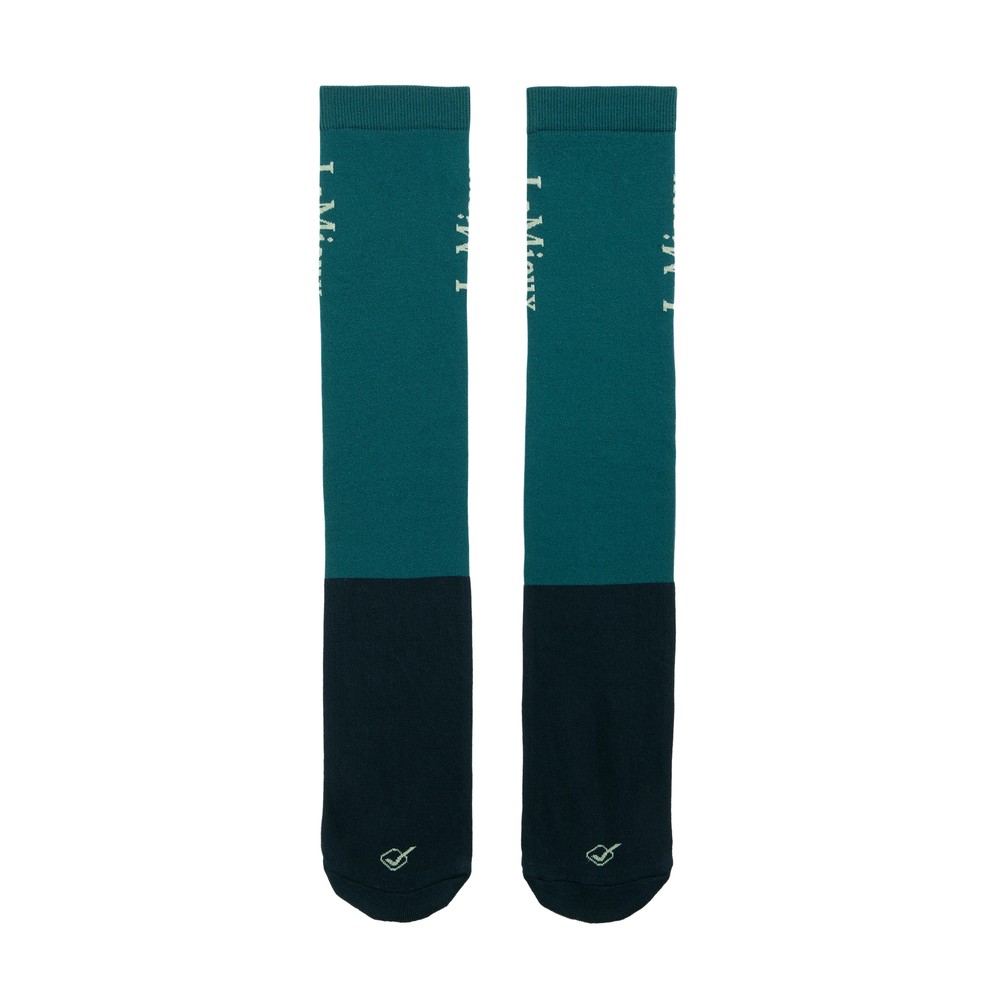 LeMieux Competition Riding Sock (2 Pack) Green