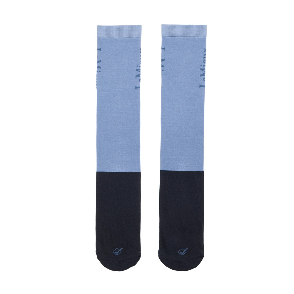 LeMieux Competition Riding Sock (2 Pack) Blue