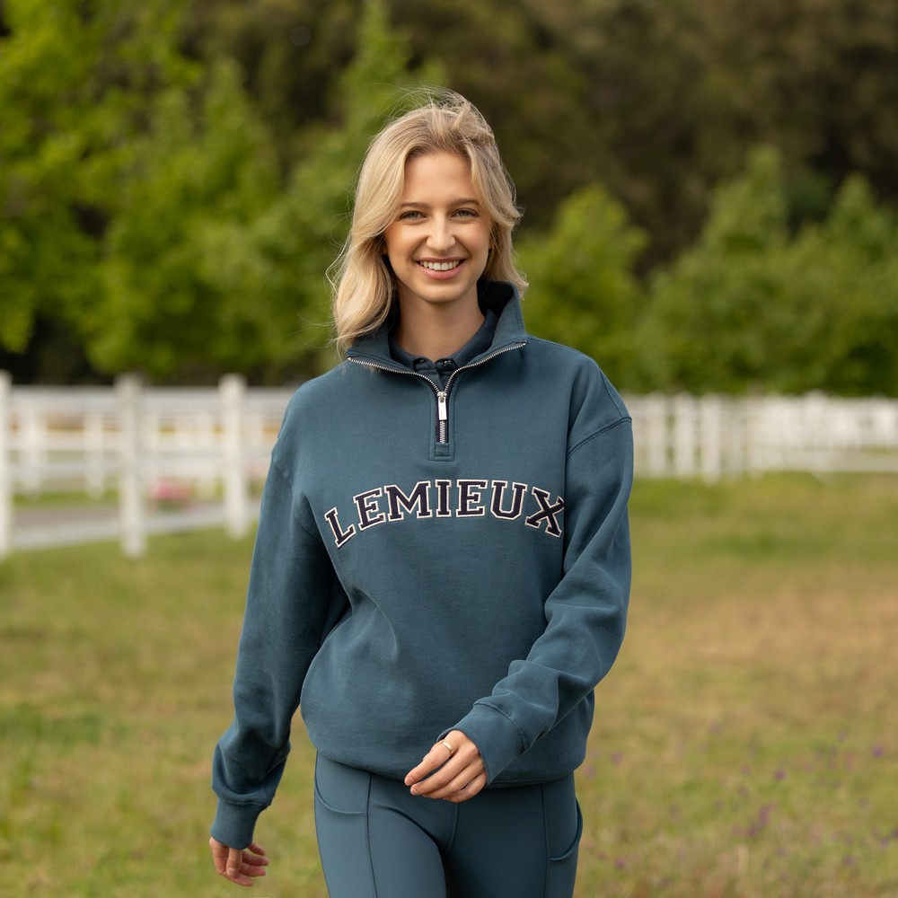 LeMieux Kelsie Neck Sweatshirt Green